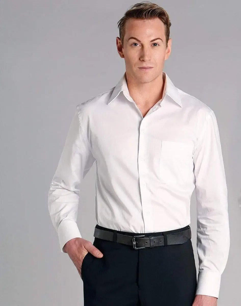 BENCHMARK Men's Fine Twill Long Sleeve Shirt M7030L